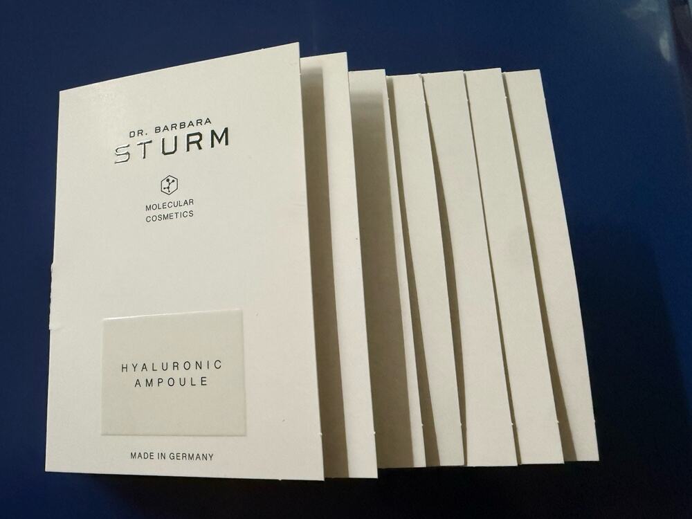 DR. BARBARA STURM HYALURONIC SERUM ampules x7, $145 Ret, sealed, Read Details